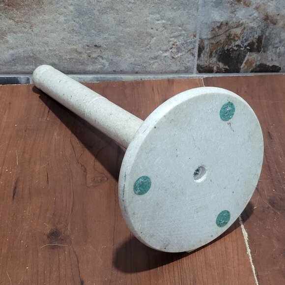 White Marble Stone Paper Towel Holder - Picture 4 of 10